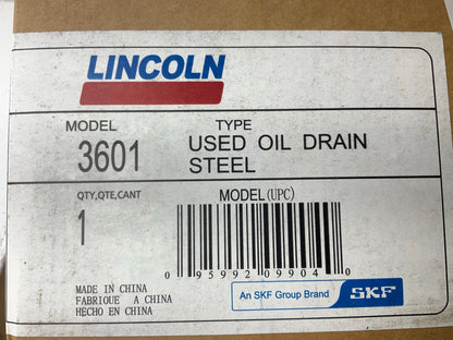 Lincoln 3601 Pneumatic 18 Gallon Pressurized Fluid Drain And Evacuation Tank