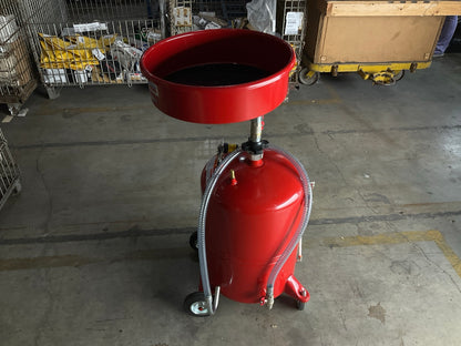 DAMAGED SCREEN - Lincoln 3614 20 Gallon Pressurized Fluid Oil Drain Evac Tank