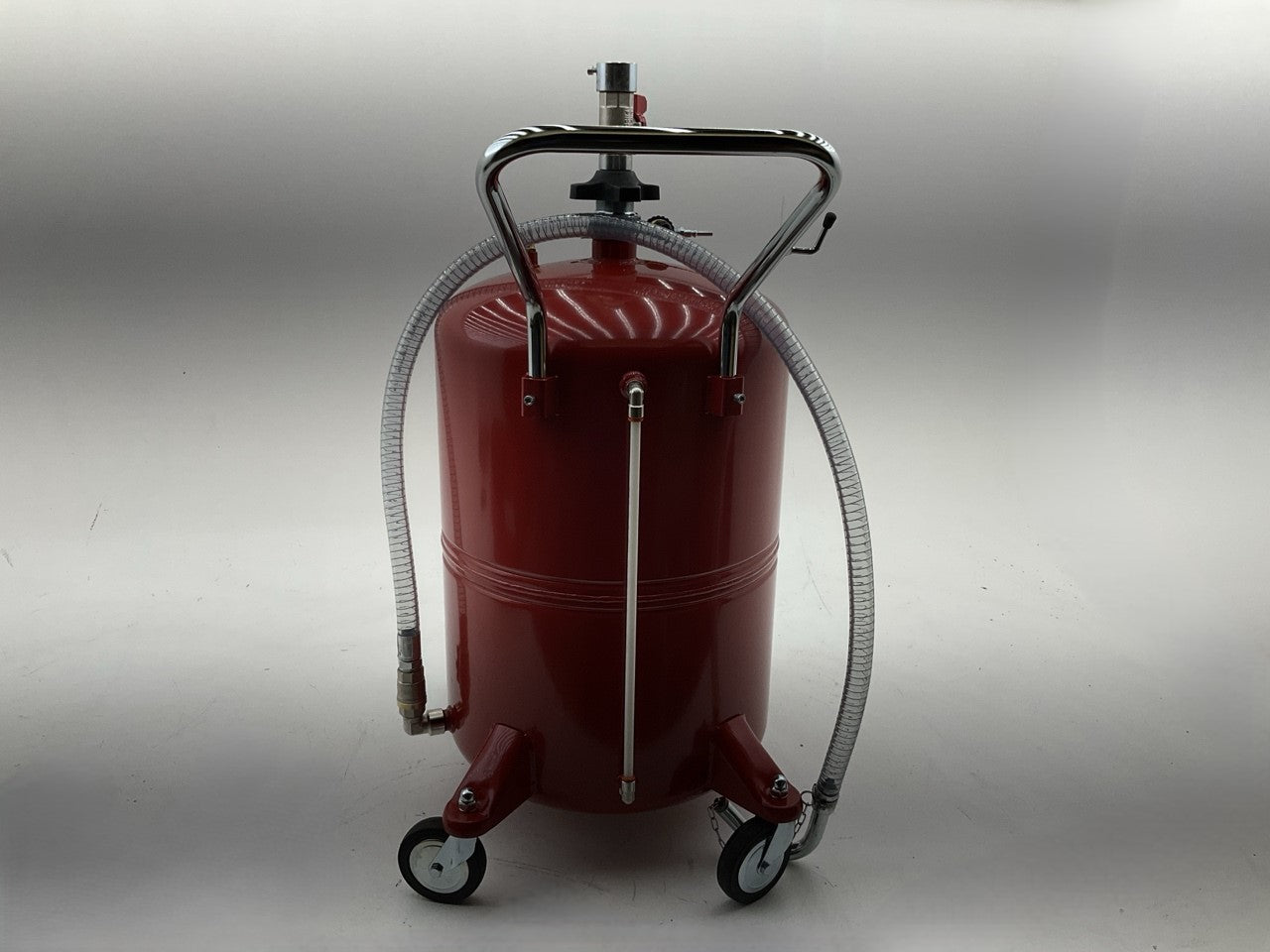 Lincoln 3614 Pneumatic 20 Gallon Pressurized Fluid Oil Drain And Evacuation Tank