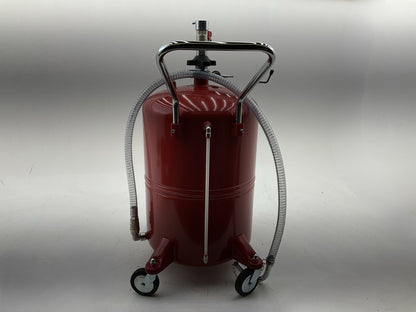 Lincoln 3614 Pneumatic 20 Gallon Pressurized Fluid Oil Drain And Evacuation Tank