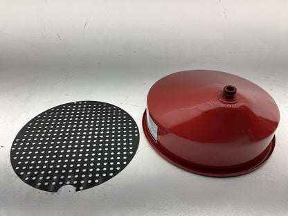 Lincoln 3614 Pneumatic 20 Gallon Pressurized Fluid Oil Drain And Evacuation Tank