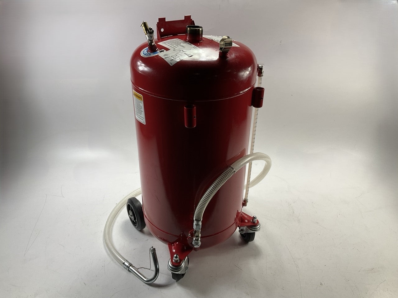 Lincoln 3635 Pneumatic 25 Gallon Pressurized Waste Fluid Drain & Evacuation Tank