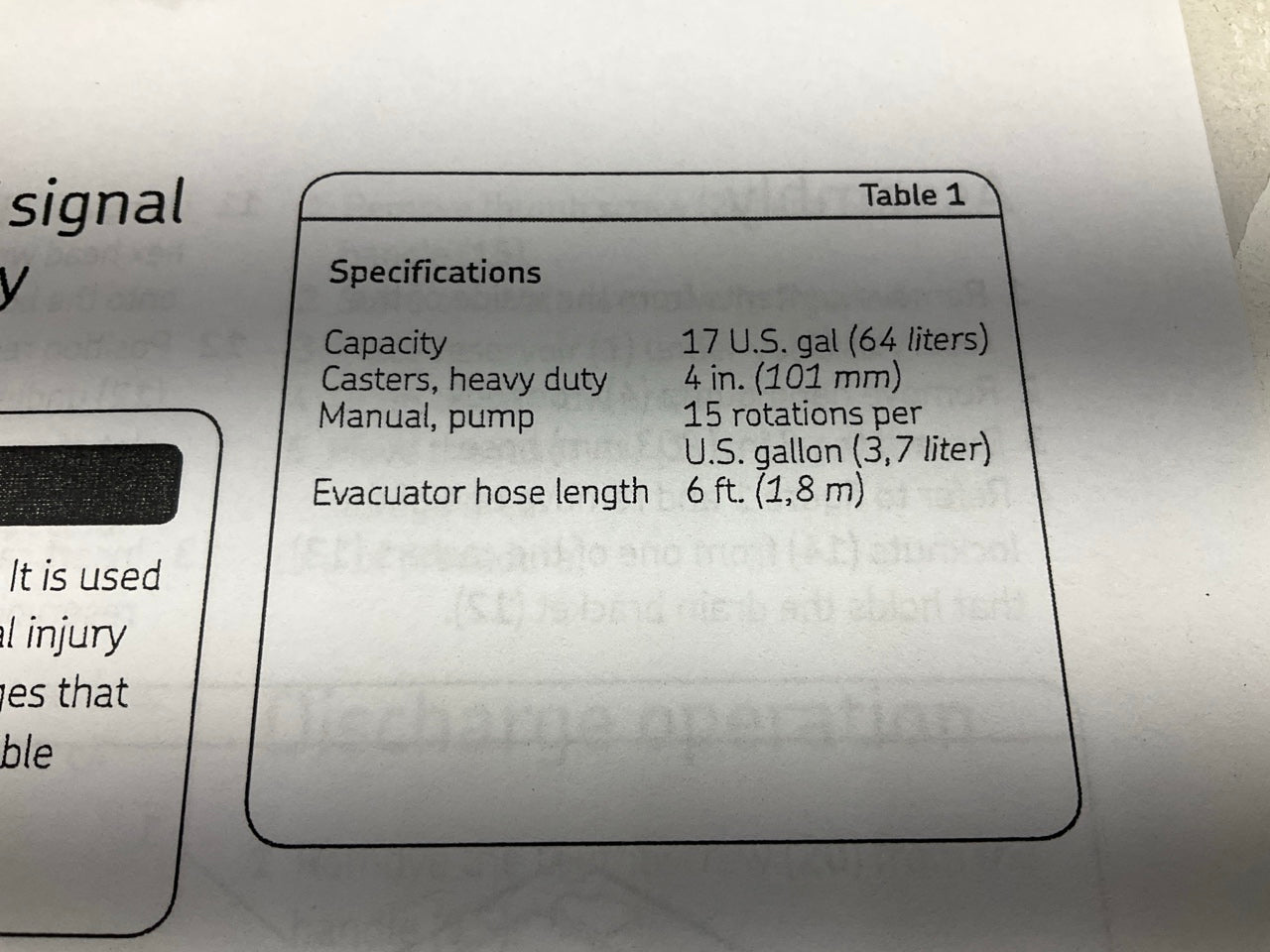 LINCOLN 3667 Low Profile Portable Truck Oil Drain W/ Manual Pump