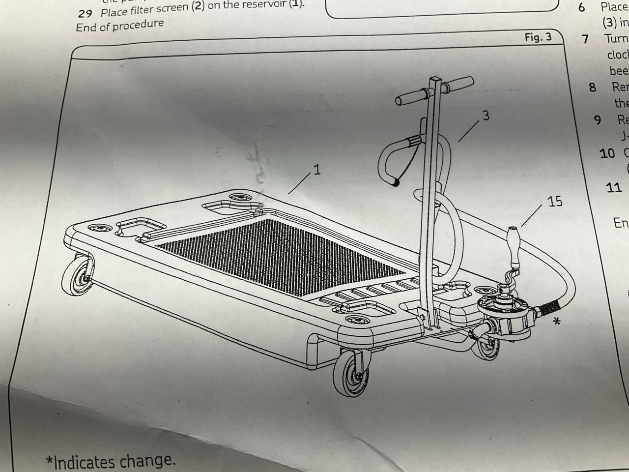 LINCOLN 3667 Low Profile Portable Truck Oil Drain W/ Manual Pump