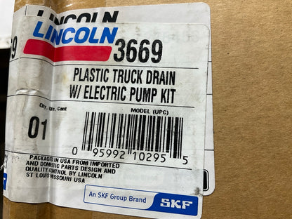 Lincoln 3669 17 Gallon Low Profile Truck Oil Drain, 120V Fluid Evacuation Pump