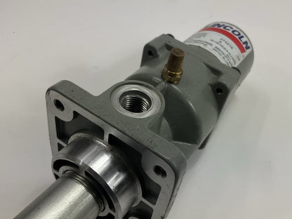 USED Lincoln 4417 Grease Pump Assembly With Dolly, 40 To 1 Ratio, 120 Lb. Drum
