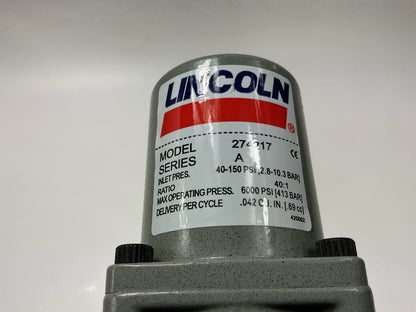 Lincoln 4489 Value Series 40:1 Single-Acting Grease Pump For 25 To 50 Lb. Bucket