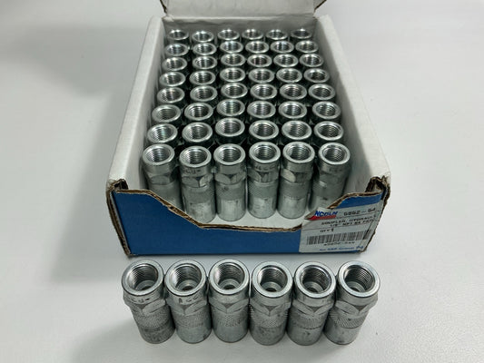 54 Pcs - Lincoln 5852 Hydraulic Coupler 1/8'' NPT Grease Fitting For Grease Gun
