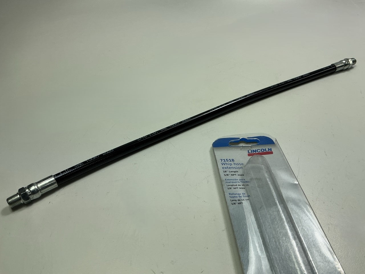 Lincoln 71518 Grease Gun 18'' Whip Hose Extension