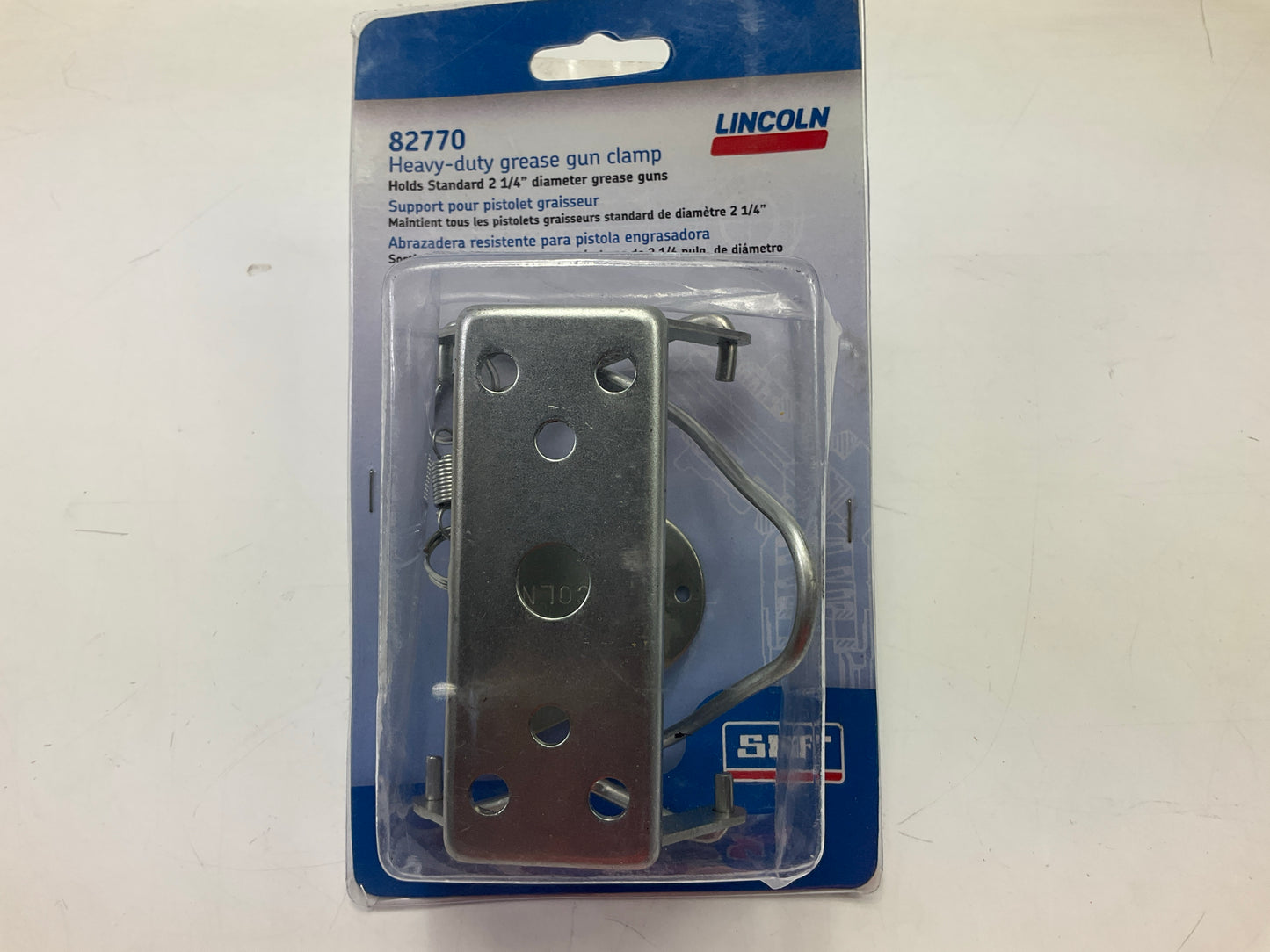 Lincoln 82770 Heavy - Duty Grease Gun Clamp - Holds 2-1/4'' Diameter Grease Guns