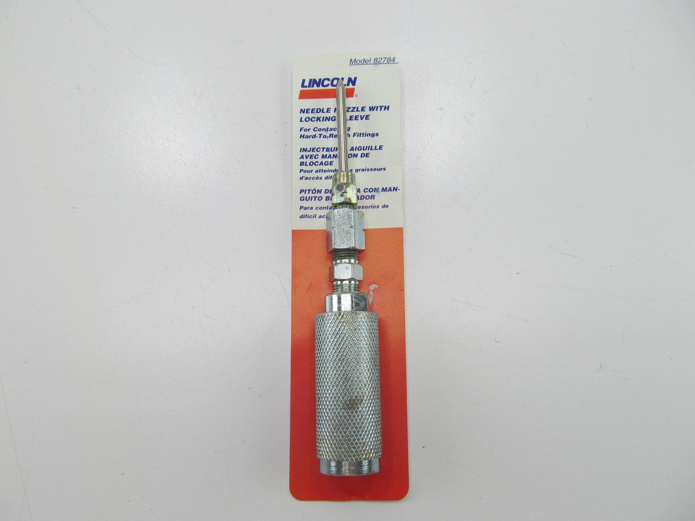 Lincoln 82784 Grease Needle Nozzle With Extension And Locking Sleeve