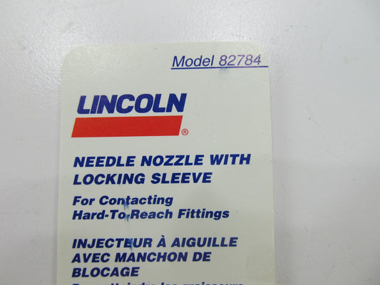 Lincoln 82784 Grease Needle Nozzle With Extension And Locking Sleeve