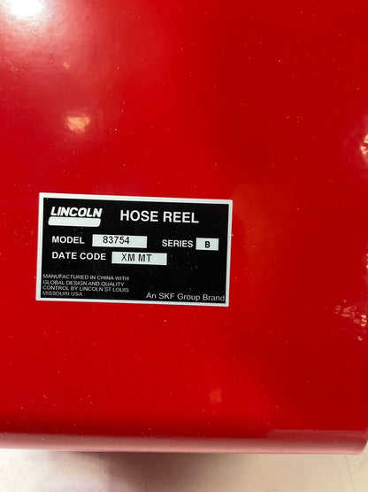 Lincoln 83754 Value Series Air & Water 50' X 1/2'' Retractable Hose Reel