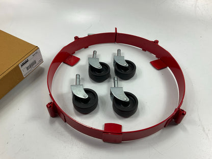 Lincoln 84192 Rolling Caster & Dolly Stand Assembly For 16 Gal Container, 120 Lb