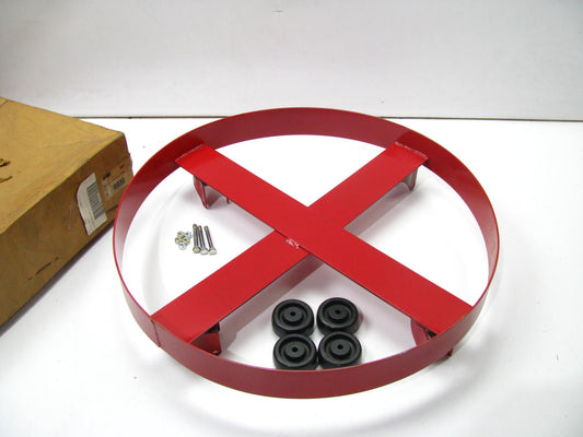 Lincoln 84377 55 Gallon Drum Dolly On Caster Wheels - 400 Lbs Capacity