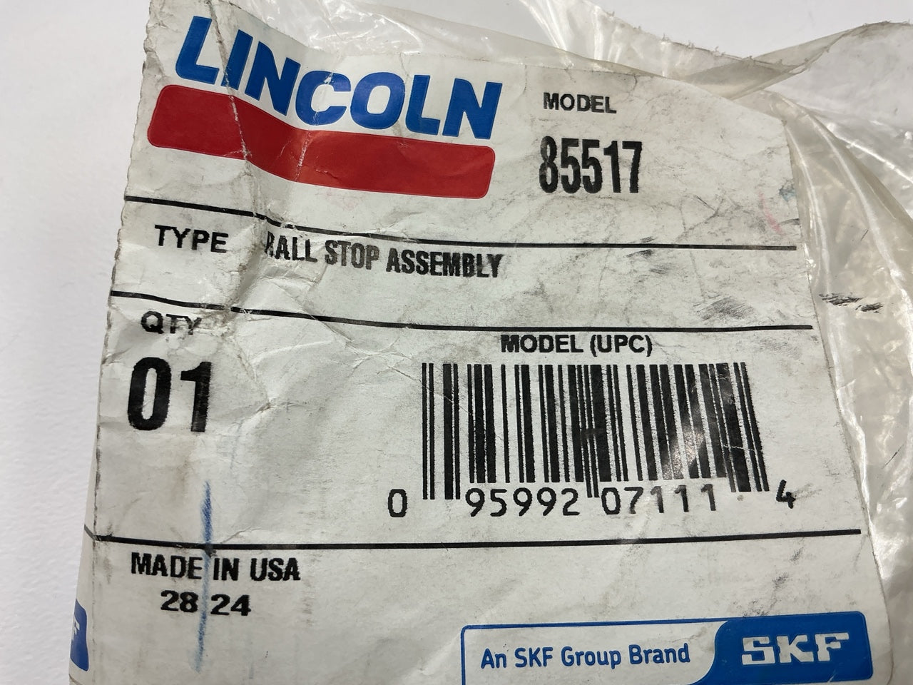 Lincoln 85517 Ball Stop Assembly For 1/2'' ID Hose