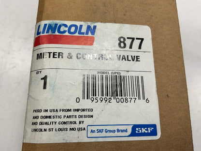 Lincoln 877 Mechanical 16 Quart Dispense Meter Control Handle For Oil & ATF