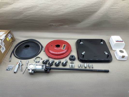 Lincoln 917 High Pressure 50:1 Pneumatic Air Operated Grease Pump 120 Lb Drums