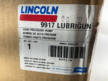 Lincoln 9917 - (50:1) Portable Pump With Caster Base For 120 Lbs. Drums