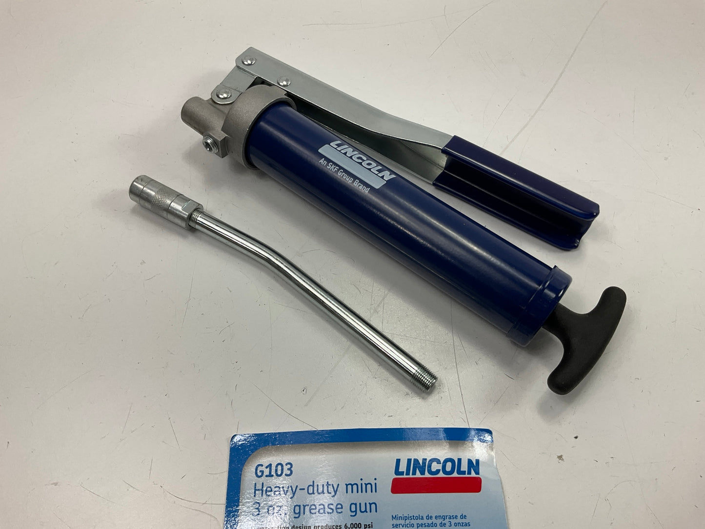 Lincoln Lubrication G103 Mini 3 Oz Lever-Action Grease Gun