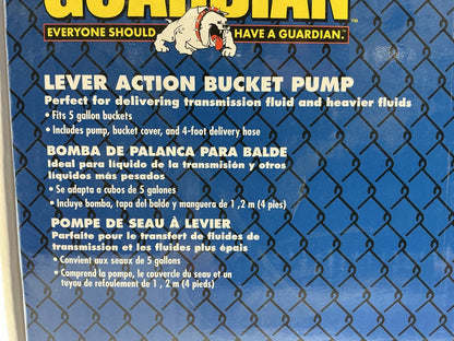 Lincoln Lubrication G400 Lever Action Bucket Pump For 5 Gallon Bucket