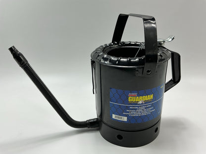 Lincoln G525 5 Quart Metal Fluid Measuring Can, 14'' Flexible Spout