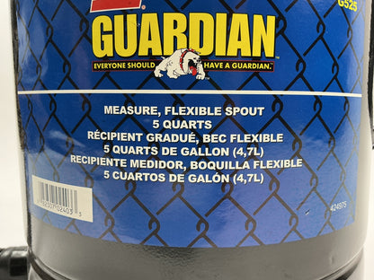Lincoln G525 5 Quart Metal Fluid Measuring Can, 14'' Flexible Spout