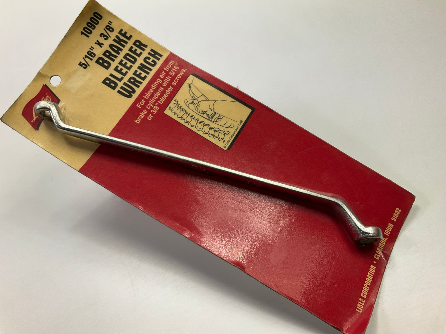 Lisle 10900 Brake Bleeder Wrench For 5/16'' Or 3/8'' Brake Bleeder Screws