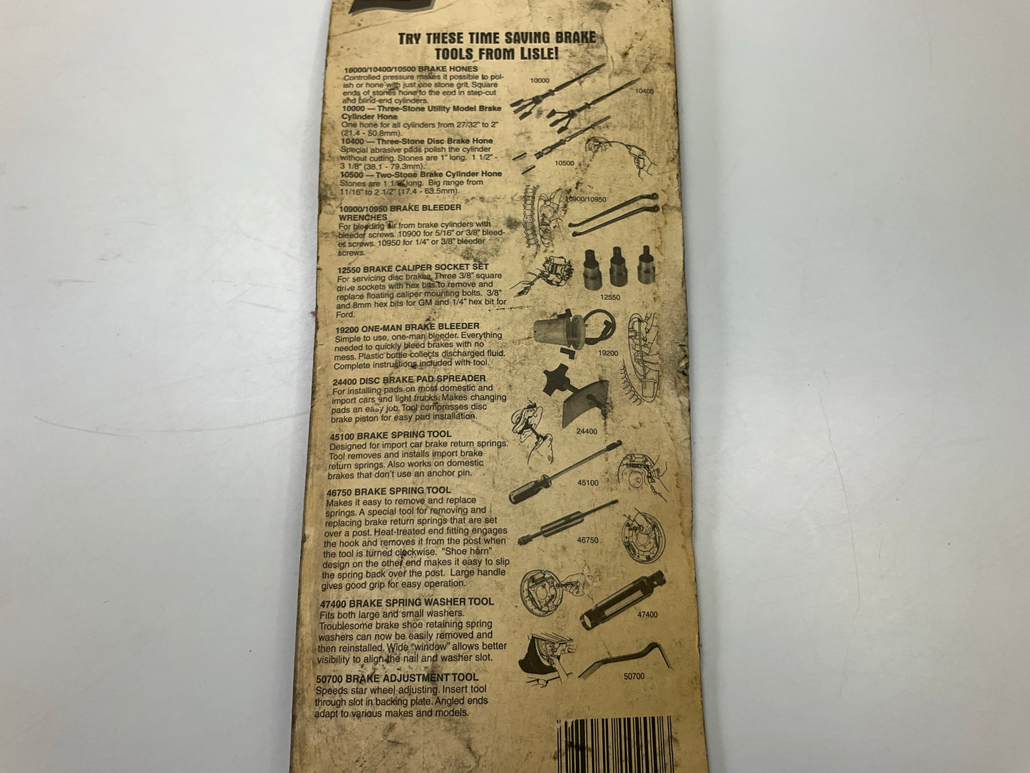 Lisle 10900 Brake Bleeder Wrench For 5/16'' Or 3/8'' Brake Bleeder Screws