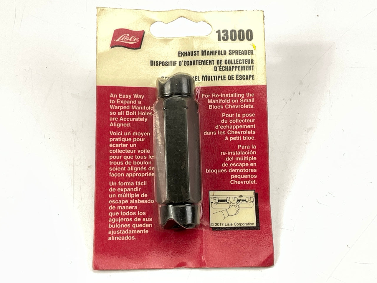 Lisle 13000 Exhaust Manifold Header Spreader Tool For Small Block Chevy SBC V8