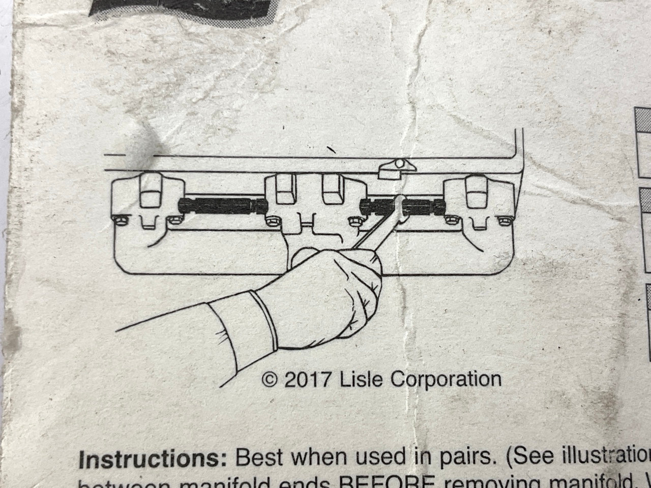 Lisle 13000 Exhaust Manifold Header Spreader Tool For Small Block Chevy SBC V8