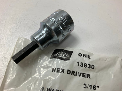 Lisle 13630 - 3/8'' Drive 3/16'' SAE Hex Bit Socket, Made In USA