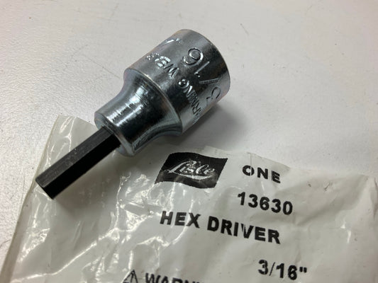 Lisle 13630 - 3/8'' Drive 3/16'' SAE Hex Bit Socket, Made In USA