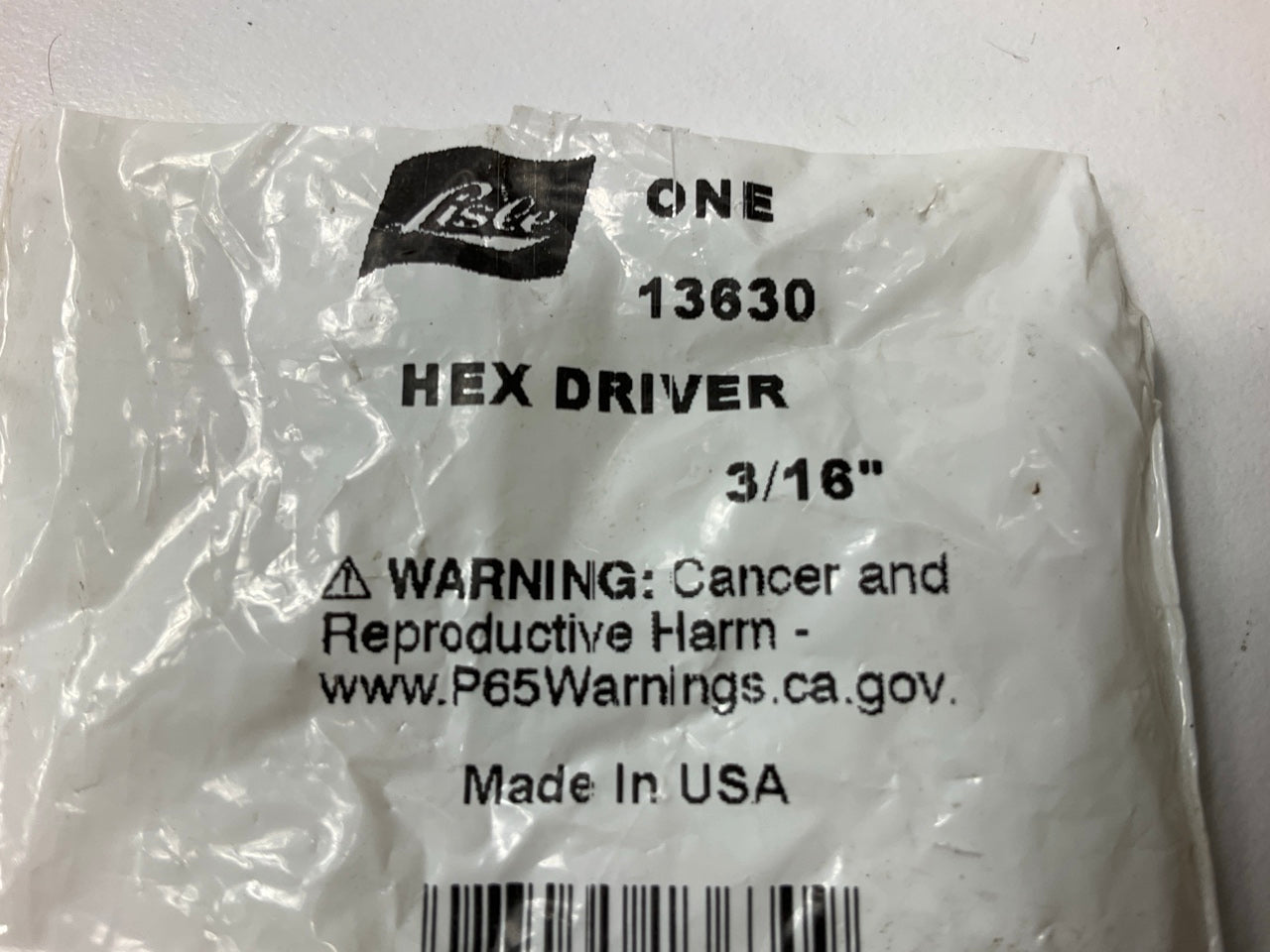 Lisle 13630 - 3/8'' Drive 3/16'' SAE Hex Bit Socket, Made In USA