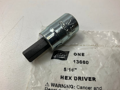 Lisle 13660 - 3/8'' Drive 5/16'' SAE Hex Bit Socket, Made In USA