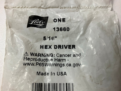 Lisle 13660 - 3/8'' Drive 5/16'' SAE Hex Bit Socket, Made In USA