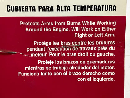 Lisle Tool 18700 Hot Sleeve Arm Burn Protection Arm Cover For Mechanics, Black