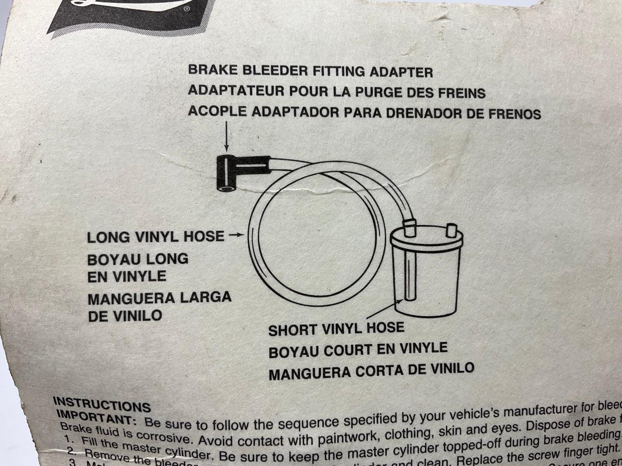 Lisle 19200 Brake Bleeding Kit -  Simple To Use, One Man
