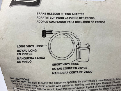 Lisle 19200 Brake Bleeding Kit -  Simple To Use, One Man