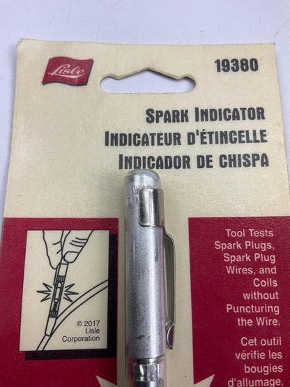 Lisle 19380 Spark Indicator Tool For Testing Spark Plugs, Wires, And Coils
