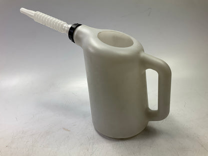 Lisle 19732 Plastic Oil Dispenser Flex Nozzle Fluid Transfer Jug 6 Qt. Capacity