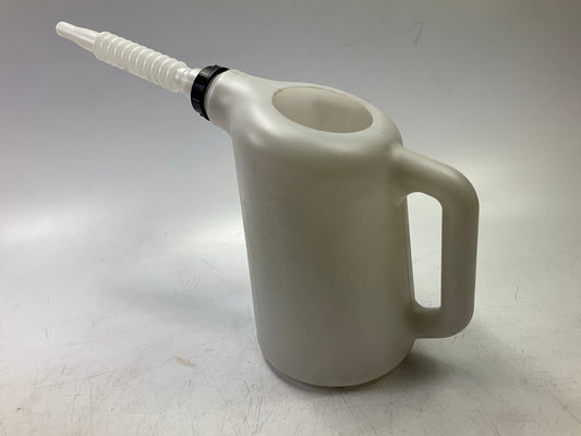 Lisle 19732 Plastic Oil Dispenser Flex Nozzle Fluid Transfer Jug 6 Qt. Capacity