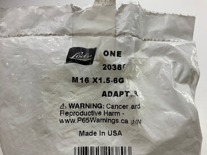 Lisle 20380 Adapter For 20250 Compression Tester M16X1.5-6G - 2005 Ford Triton