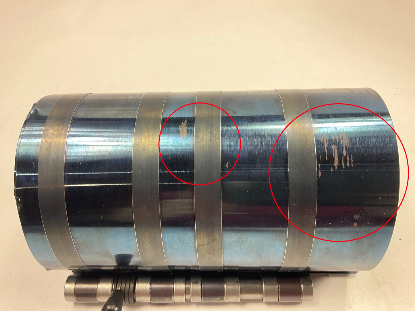 SCRATCHED ON OUTSIDE Lisle 21000 3-1/2'' To 7'' Diesel Piston Ring Compressor Tool