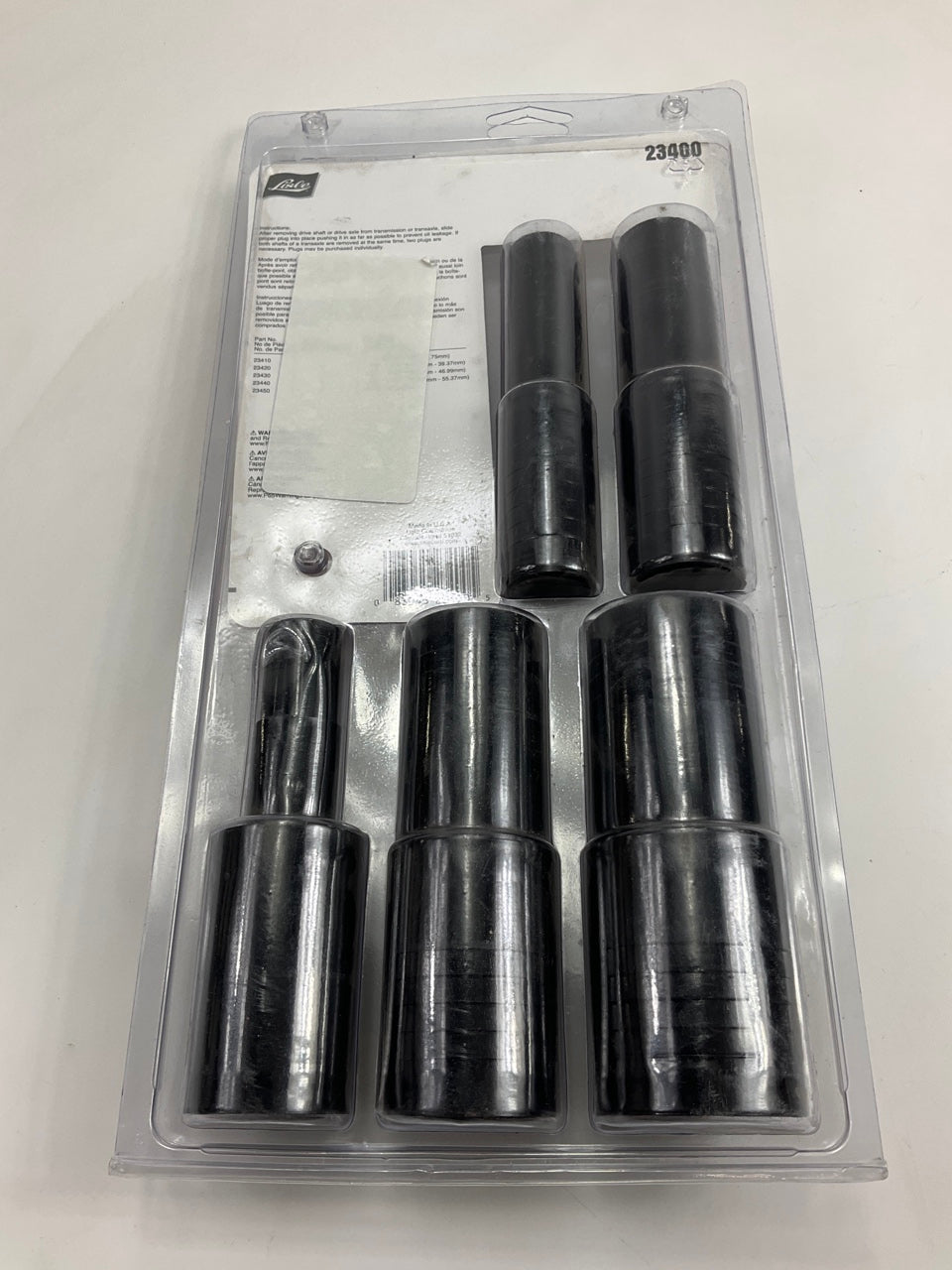 Lisle 23400 5-piece Transmission Transaxle Service Plugs, 1'' To 2.180''