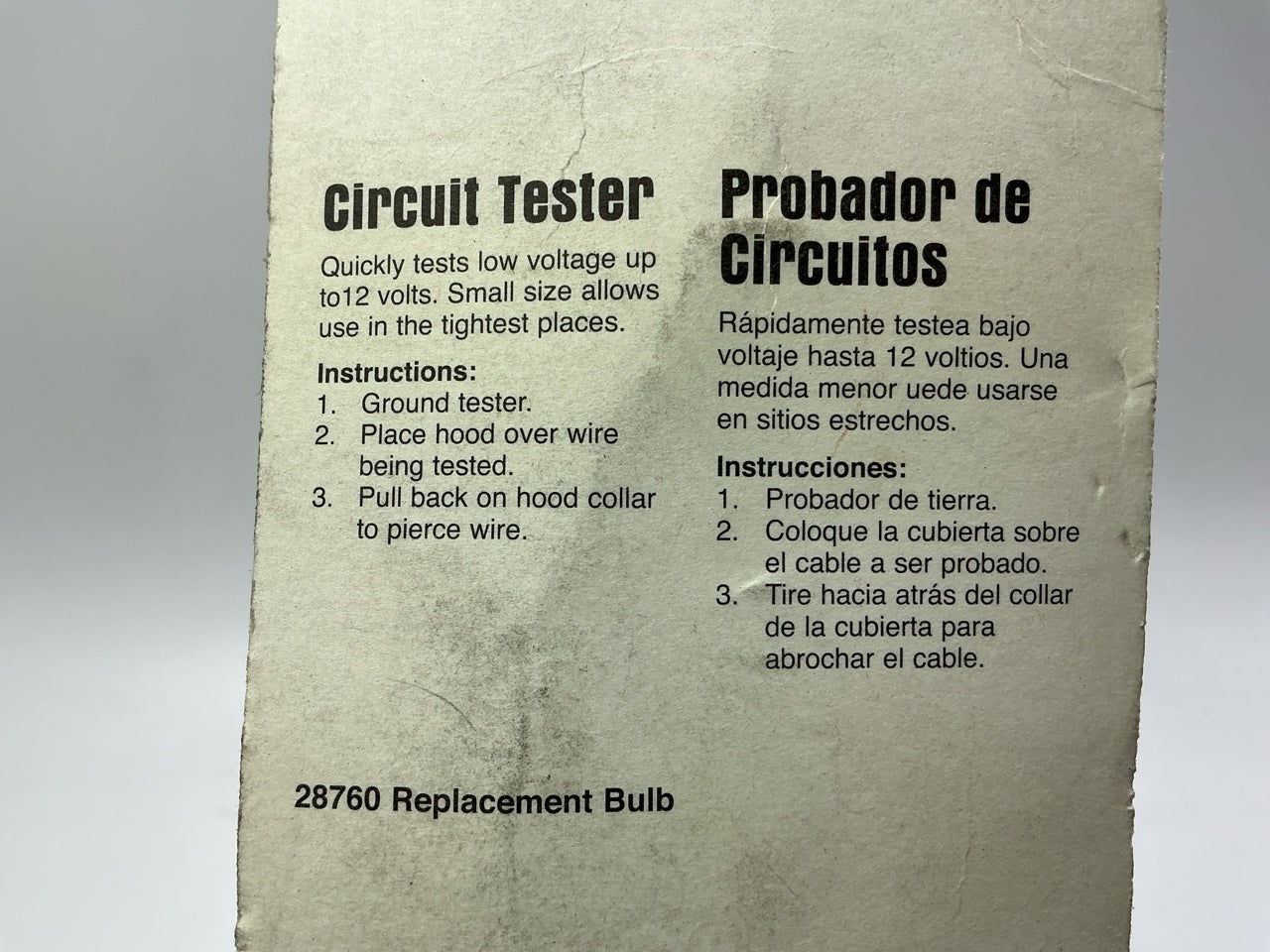 Lisle 25600 Circuit Tester Probe, Up To 20V Handy Hooker Hooded Alligator Clips