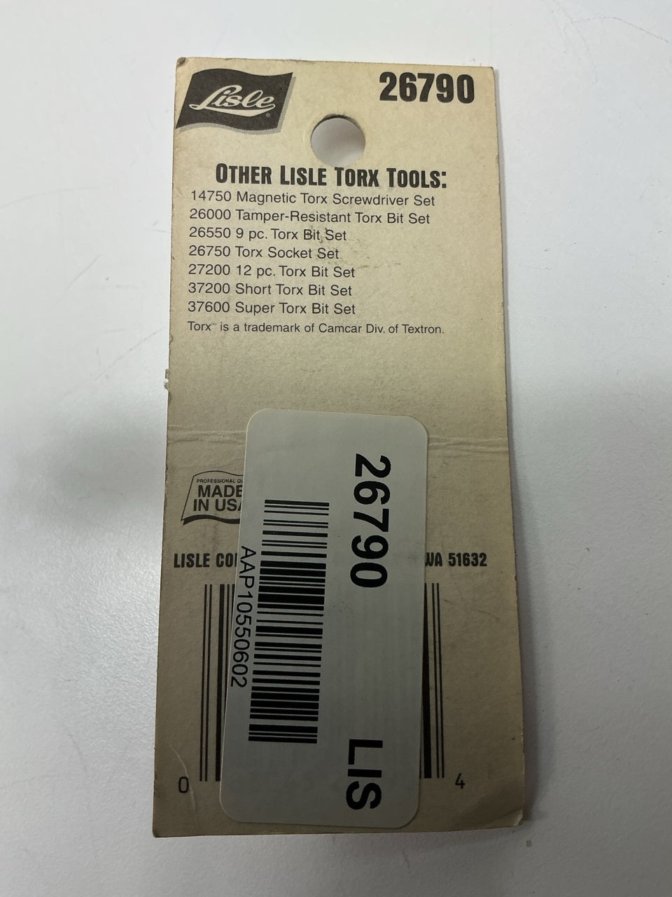 Lisle 26790 1/4'' Drive E-7 External Torx Socket