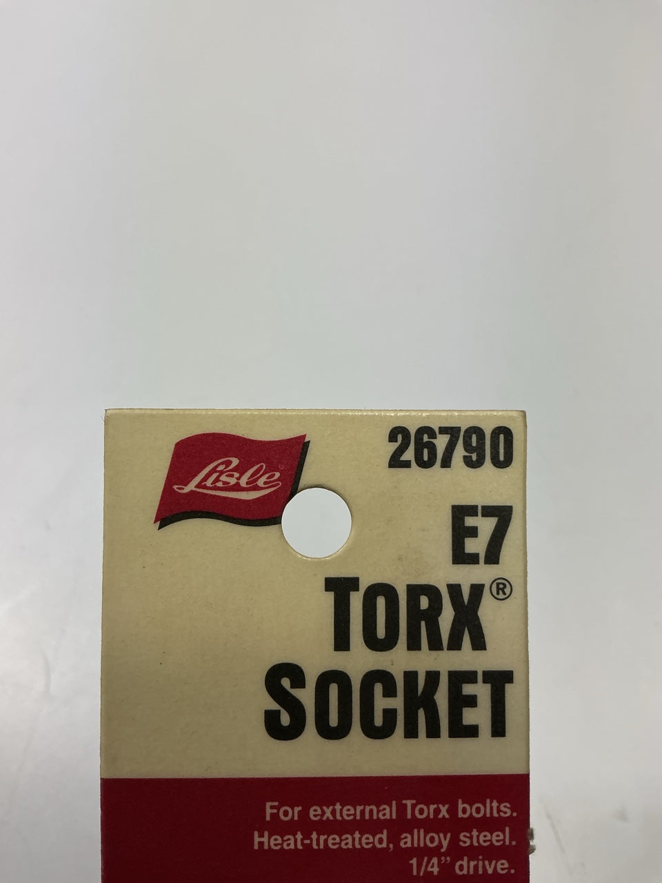 Lisle 26790 1/4'' Drive E-7 External Torx Socket