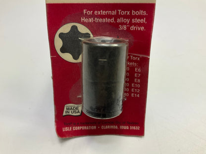 Lisle 26850 External E16 Torx Bit Socket, 3/8'' Drive - MADE IN USA