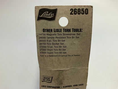 Lisle 26850 External E16 Torx Bit Socket, 3/8'' Drive - MADE IN USA